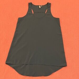 Teal small Sleeveless summer Blouse / tank top